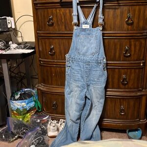 Tricotto Light Blue Denim Overalls